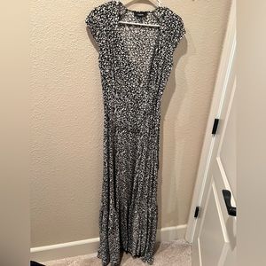 Vici wrap maxi dress